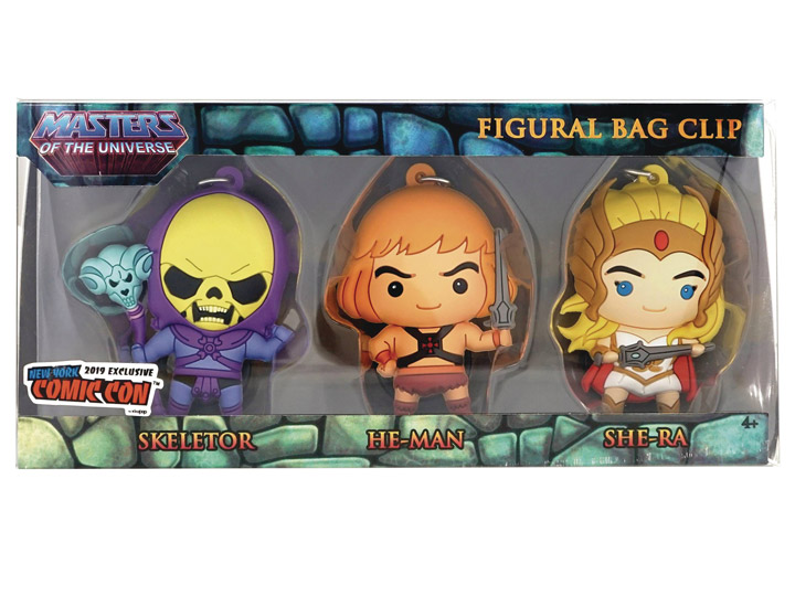 Masters of the Universe NYCC 2019 Exclusive Bag Clip Set Gallery Image 1