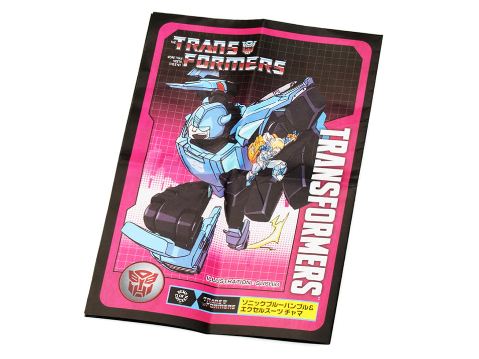 Transformers BUMP OF CHICKEN x Sonic Blue Bumble & Exo Suit Chama