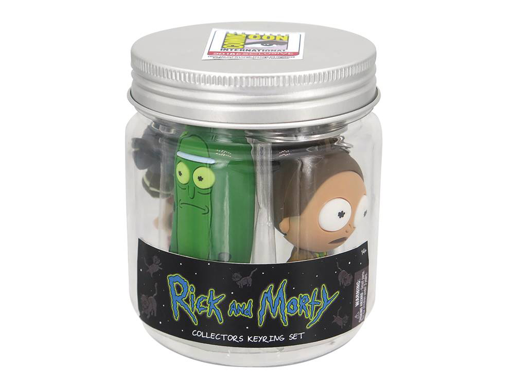 Rick and Morty SDCC 2018 Exclusive Collectors Keyring Set Gallery Image 3