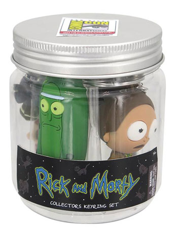 Rick and Morty SDCC 2018 Exclusive Collectors Keyring Set Gallery Image 2