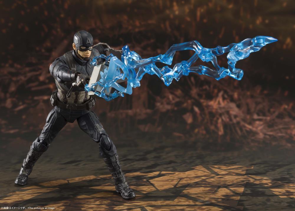 Avengers: Endgame S.H.Figuarts Captain America (Final Battle Edition) Action Figure Gallery Image 10