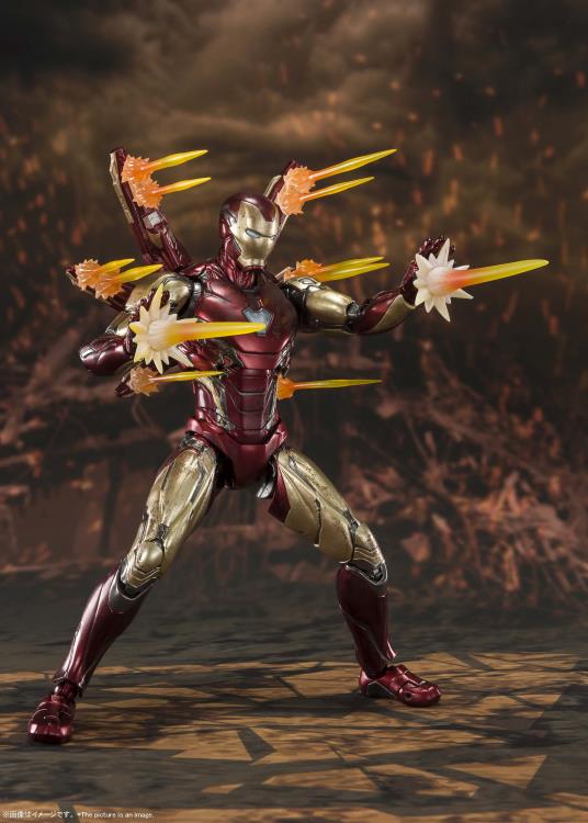 Avengers: Endgame S.H.Figuarts Iron Man Mark LXXXV (Final Battle Edition) Action Figure Gallery Image 10