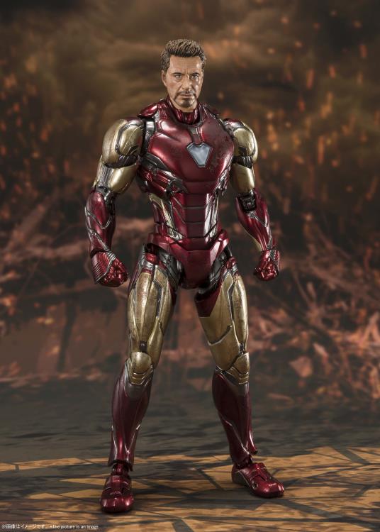 Avengers: Endgame S.H.Figuarts Iron Man Mark LXXXV (Final Battle Edition) Action Figure Gallery Image 4
