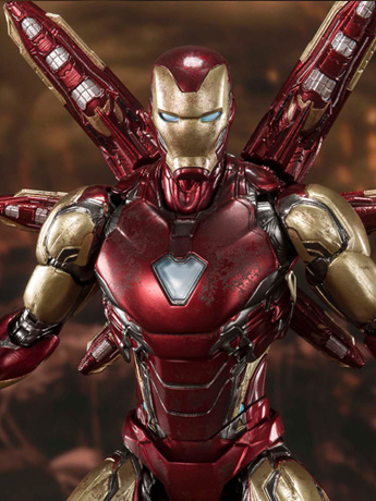 Avengers: Endgame S.H.Figuarts Iron Man Mark LXXXV (Final Battle Edition) Action Figure Gallery Image 2