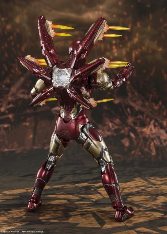 Avengers: Endgame S.H.Figuarts Iron Man Mark LXXXV (Final Battle Edition) Action Figure Gallery Image 11