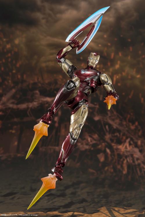 Avengers: Endgame S.H.Figuarts Iron Man Mark LXXXV (Final Battle Edition) Action Figure Gallery Image 9