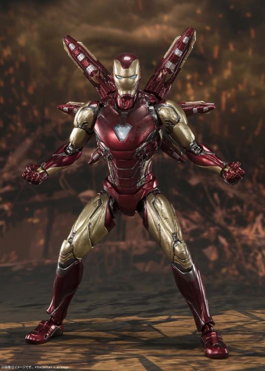 Avengers: Endgame S.H.Figuarts Iron Man Mark LXXXV (Final Battle Edition) Action Figure Gallery Image 6