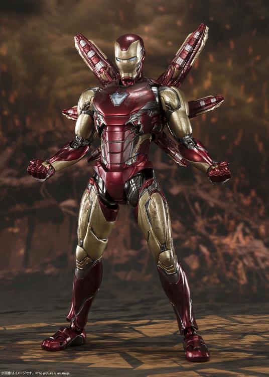 Avengers: Endgame S.H.Figuarts Iron Man Mark LXXXV (Final Battle Edition) Action Figure Gallery Image 5