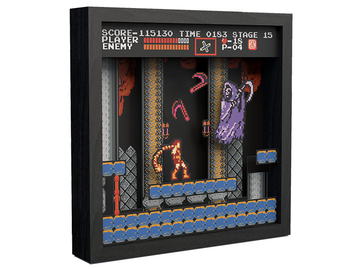Castlevania NES Classic Pixel Frame (9x9) Gallery Image 1