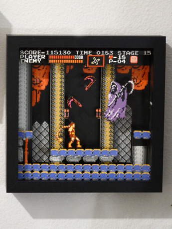 Castlevania NES Classic Pixel Frame (9x9) Gallery Image 2