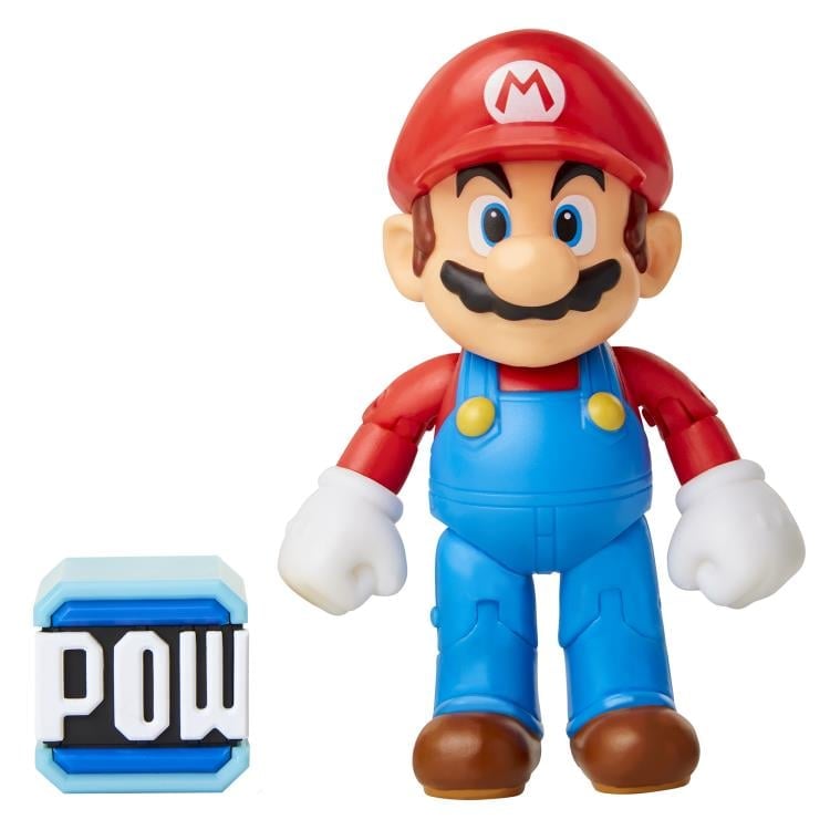 World of Nintendo 4" Mario With POW Block Gallery Image 3