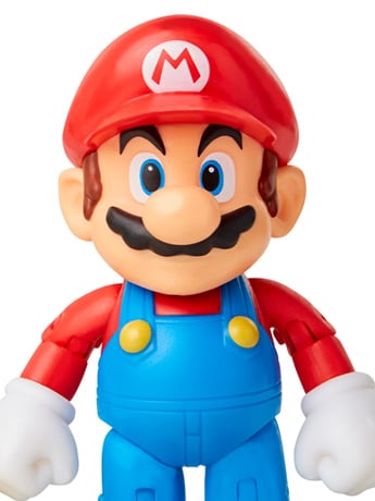 World of Nintendo 4" Mario With POW Block Gallery Image 2