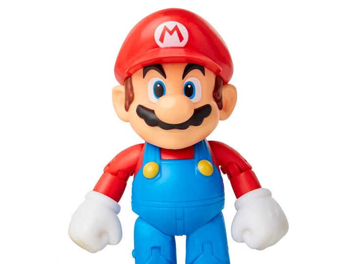 World of Nintendo 4" Mario With POW Block Gallery Image 1