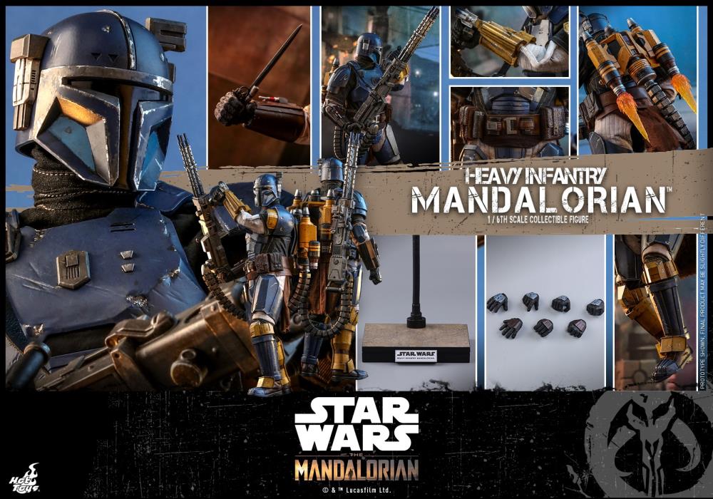The Mandalorian TMS010 Heavy Infantry Mandalorian 1/6 Scale Collectible Figure Gallery Image 22