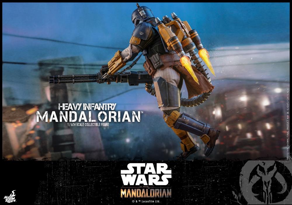 The Mandalorian TMS010 Heavy Infantry Mandalorian 1/6 Scale Collectible Figure Gallery Image 13