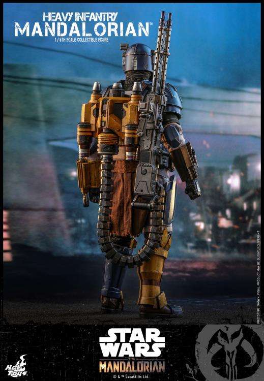 The Mandalorian TMS010 Heavy Infantry Mandalorian 1/6 Scale Collectible Figure Gallery Image 6