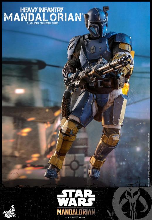 The Mandalorian TMS010 Heavy Infantry Mandalorian 1/6 Scale Collectible Figure Gallery Image 7