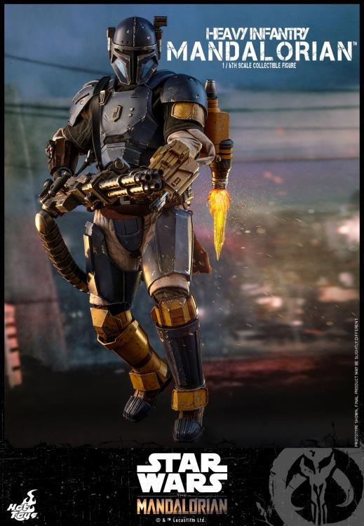 The Mandalorian TMS010 Heavy Infantry Mandalorian 1/6 Scale Collectible Figure Gallery Image 10