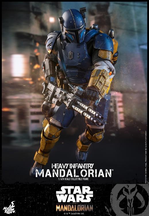 The Mandalorian TMS010 Heavy Infantry Mandalorian 1/6 Scale Collectible Figure Gallery Image 4