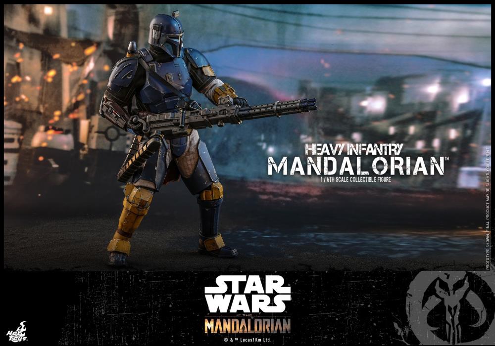 The Mandalorian TMS010 Heavy Infantry Mandalorian 1/6 Scale Collectible Figure Gallery Image 15
