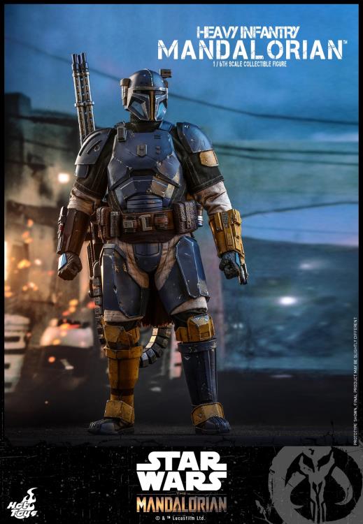 The Mandalorian TMS010 Heavy Infantry Mandalorian 1/6 Scale Collectible Figure Gallery Image 9