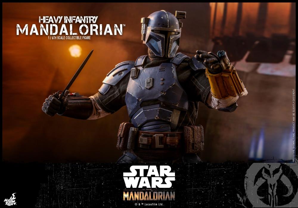 The Mandalorian TMS010 Heavy Infantry Mandalorian 1/6 Scale Collectible Figure Gallery Image 20