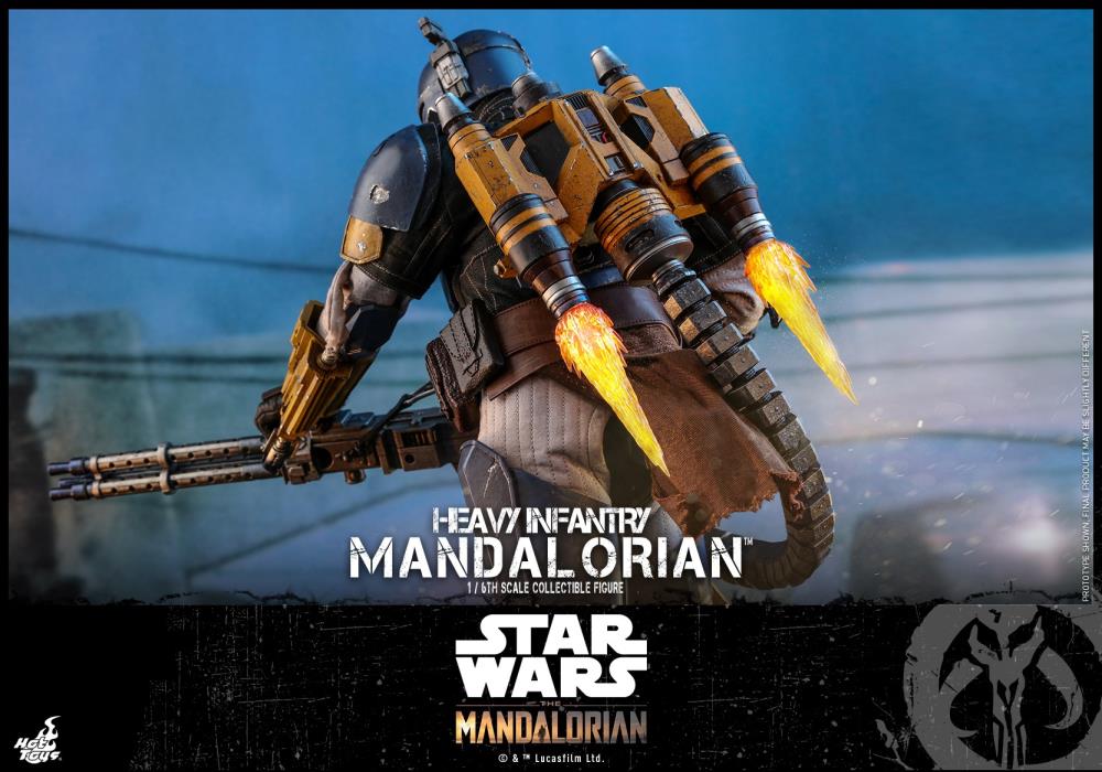 The Mandalorian TMS010 Heavy Infantry Mandalorian 1/6 Scale Collectible Figure Gallery Image 21