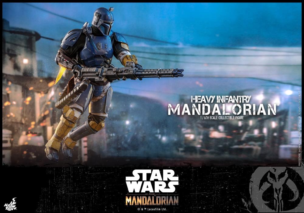 The Mandalorian TMS010 Heavy Infantry Mandalorian 1/6 Scale Collectible Figure Gallery Image 14
