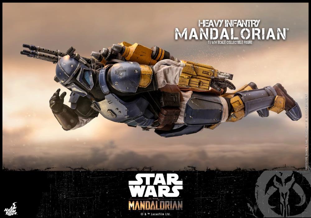 The Mandalorian TMS010 Heavy Infantry Mandalorian 1/6 Scale Collectible Figure Gallery Image 12