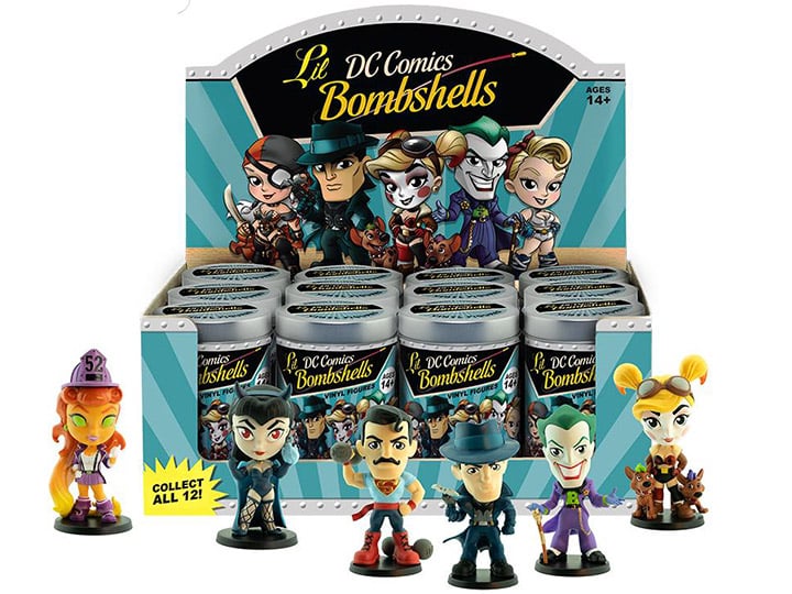 DC Comics Lil' Bombshells Series 3 Box of 12 Random Figures Gallery Image 1