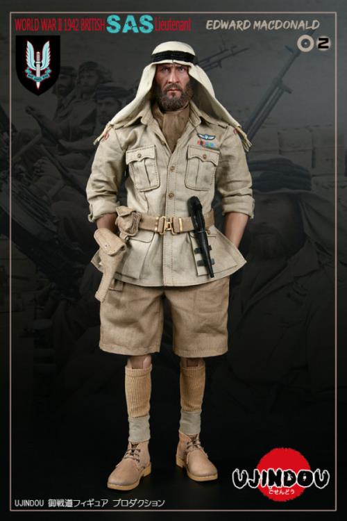 World War II British S.A.S. Lieutenant Edward MacDonald 1/6 Scale