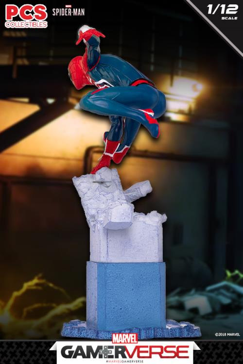 Spider-Man (2018 Video Game) Spider-Man 1/12 Scale Limited Edition Diorama Statue Gallery Image 4