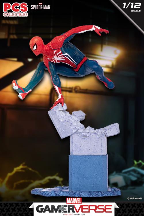 Spider-Man (2018 Video Game) Spider-Man 1/12 Scale Limited Edition Diorama Statue Gallery Image 6