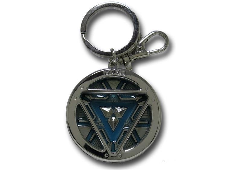 Marvel Pewter Keyring - Arc Reactor (Glow In The Dark) Gallery Image 1