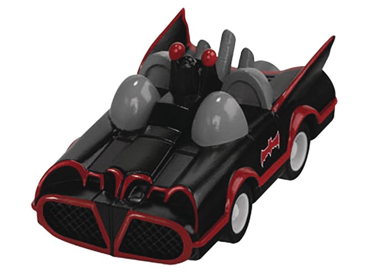 Batman Classic TV Series Batman 80th Pullback Batmobile PX Previews Exclusive Gallery Image 1