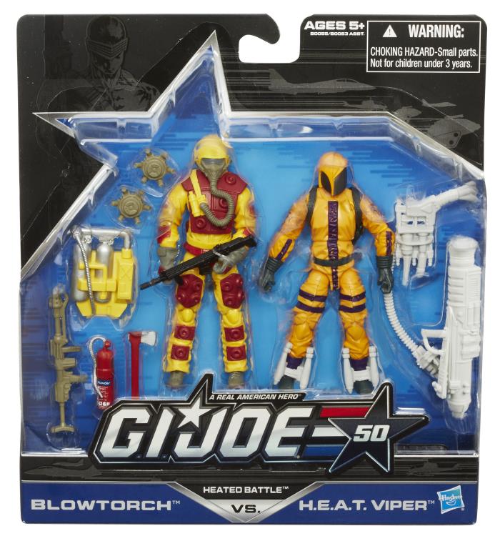 G.I. Joe 50th Anniversary Wave 1 Heated Battle Versus Two Pack