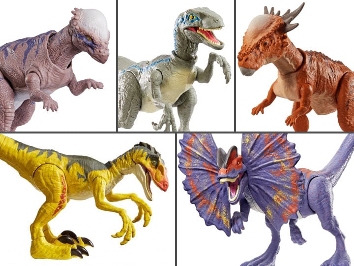 Jurassic World Savage Strike Dinosaur Action Figure Set of 5 Gallery Image 1