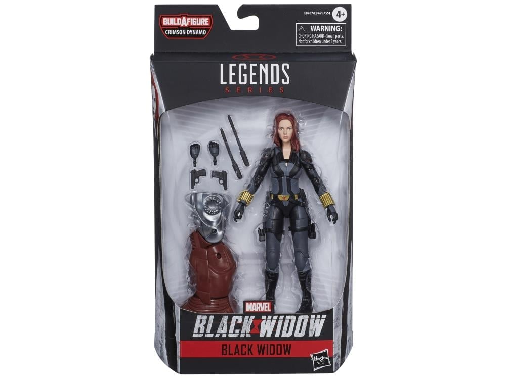 Black Widow Marvel Legends Wave 1 Set of 7 Action Figures (Crimson Dynamo BAF) Gallery Image 8