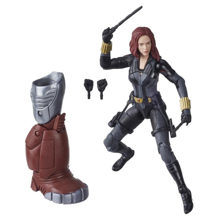 Black Widow Marvel Legends Wave 1 Set of 7 Action Figures (Crimson Dynamo BAF) Gallery Image 3