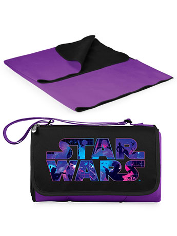 Star Wars Outdoor Picnic Blanket & Blanket Tote (Purple) Gallery Image 2