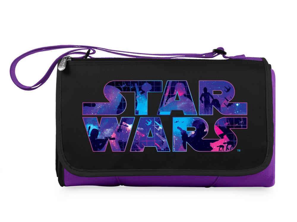 Star Wars Outdoor Picnic Blanket & Blanket Tote (Purple) Gallery Image 4