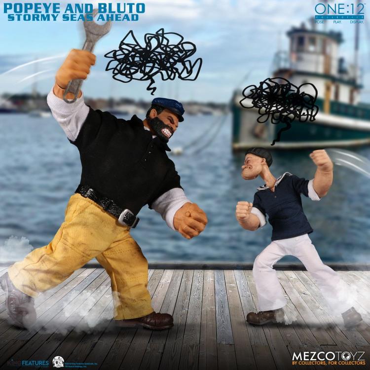 Popeye One:12 Collective Popeye & Bluto Stormy Seas Ahead Deluxe Box Set Gallery Image 3