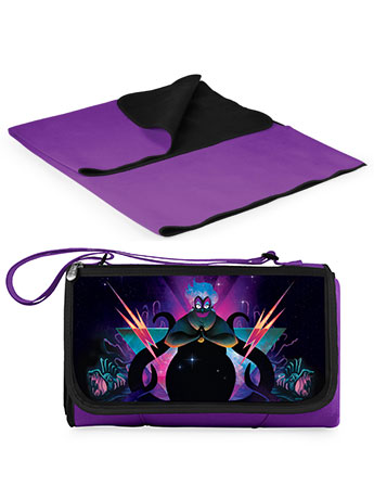 The Little Mermaid Ursula Outdoor Picnic Blanket & Blanket Tote (Purple) Gallery Image 2