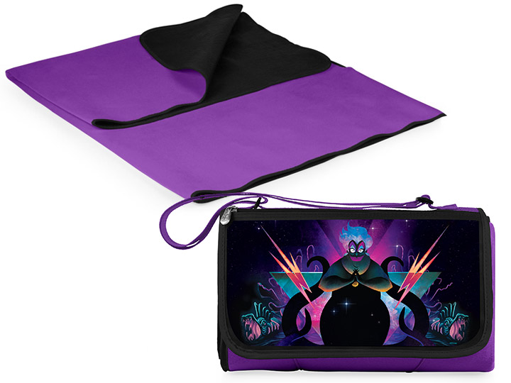 The Little Mermaid Ursula Outdoor Picnic Blanket & Blanket Tote (Purple) Gallery Image 1