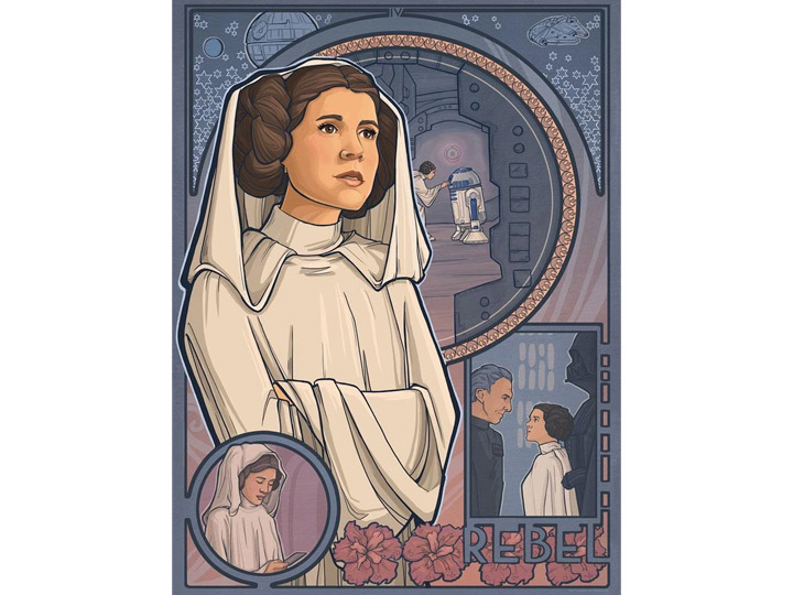 Star Wars Princess of Rebels Limited Edition Lithograph Gallery Image 1