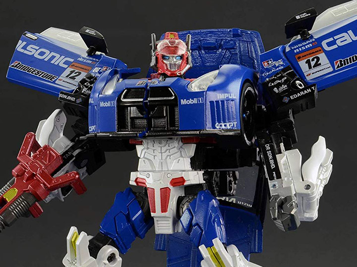 Transformers Alternity Super GT-02 Calsonic GT-R Saber (Blue)