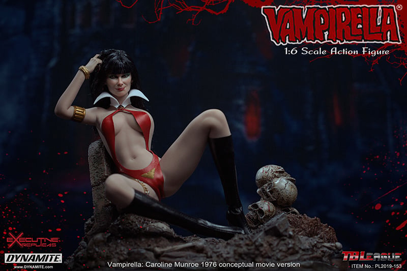 Vampirella (Caroline Munro 50th Anniversary Edition) 1/6 Scale Exclusive Figure Gallery Image 9