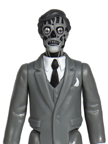 They Live ReAction Male Ghoul (Black & White) Figure Gallery Image 2