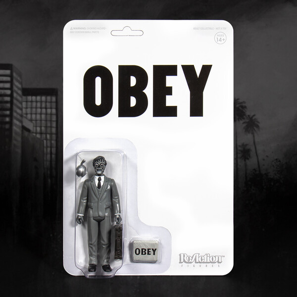 They Live ReAction Male Ghoul (Black & White) Figure Gallery Image 4