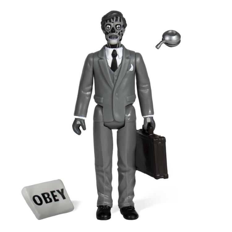 They Live ReAction Male Ghoul (Black & White) Figure Gallery Image 3